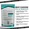 Zinc 15mg & Selenium 200mcg | 120 Tablets | Zinc Picolinate & Selenomethionine (Most Bioavailable Form) | Immune Support | by NutriVolv view 3