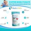 Copper Bisglycinate 3mg Vegan Chelated Cu for Healthy Heart and Improved Immune System, UK Made Pills for Men and Women - 120 Tablets view 4