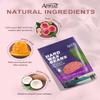 ANRUZ Hard Wax Beads for Sensitive Skin - 453g Hair Removal With 10 Applicators - Rose Beads for Armpit, Brazilian, Bikini & Leg Coarse Hair At Home Waxing Set view 3