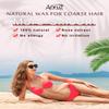 ANRUZ Hard Wax Beads for Sensitive Skin - 453g Hair Removal With 10 Applicators - Rose Beads for Armpit, Brazilian, Bikini & Leg Coarse Hair At Home Waxing Set view 4