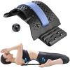 TSUSF 4 Level Adjustable Back Massager Stretcher Waist Neck Stretch Lumbar Support Relaxation Spine Pain Relief Fitness Equipment (Color : Pink) view 1