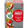 V8 +SPARKLING ENERGY Strawberry Kiwi Energy Drink, Made with Real Vegetable and Fruit Juices, 11.5 FL OZ Can (Pack of 4) view 1