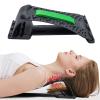 TSUSF Neck Massager Stretcher Equipment Neck And Back Stretching Massage Relaxation Fitess Cervical Support Pain Relief (Color : Green) view 2