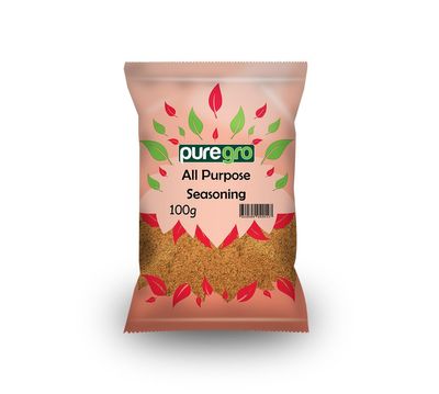 Puregro All Purpose Seasoning 100g| PACK OF 1 | Puregro Seasoning | vegetarian | Everyday Seasoning | All-in-One Seasoning | Premium Quality | Perfect Blend of Aromatic Spice.