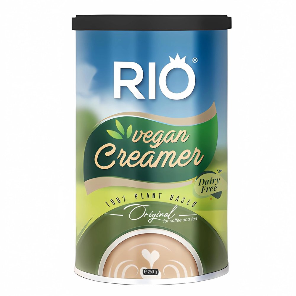 Rio Vegan Coffee Creamer (250g), Plant Based Milk Powder, Lactose Free, Non Dairy Creamer