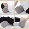 Cervical Roll Bolster Round Pillow for The Neck,Lumbar Spine & Leg Support Bendable Roll Pillow Use for Traveling with Removable Washable Cover,Red 7,20 * 100cm view 3