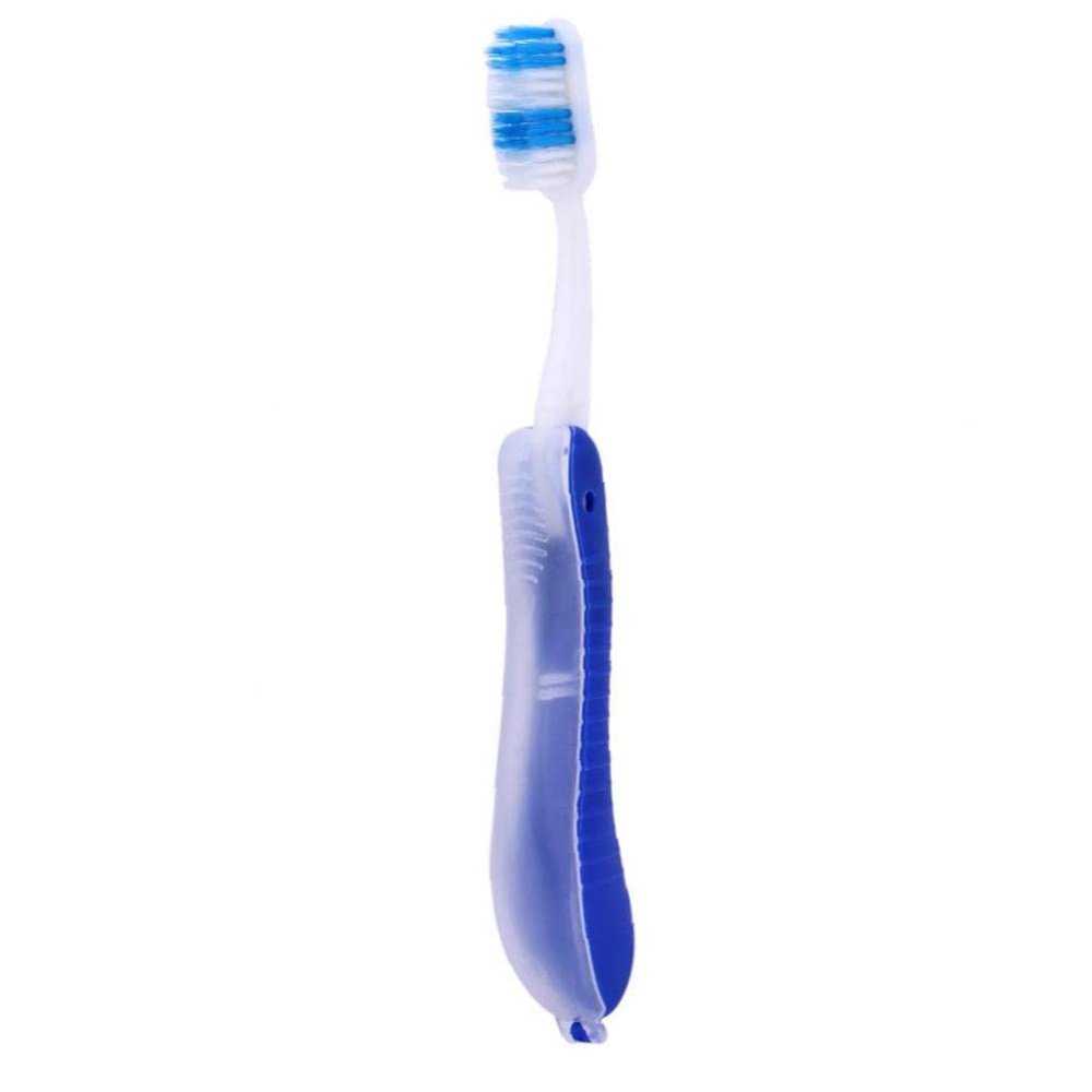 Danlai Foldable Soft Toothbrush Travel Mini Portable Folding Toothbrush with Soft Bristles for Camping Hiking Outdoor