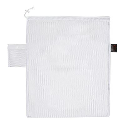 Large Industrial Net Washing Bag for Laundry with Strong Drawstring + ID Pocket. Quality Bag for Washing Machine to Protect Laundry - Net Bag 75 x 50cm for Schools, Hotels, Hospitals & Shared Washes