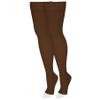 NuVein Medical Compression Stockings, 20-30 mmHg Support, Women & Men Thigh Length Hose, Open Toe, Brown, 2X-Large view 1