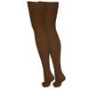 NuVein Medical Compression Stockings, 20-30 mmHg Support, Women & Men Thigh Length Hose, Open Toe, Brown, 2X-Large view 4