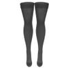 NuVein Medical Compression Stockings, 20-30 mmHg Support, Women & Men Thigh Length Hose, Closed Toe, Charcoal, Large view 4