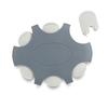 JB White 6 Pieces ProWax Wax Guards for Hearing aids Suitable for Oticon and Bernafon Speakers, 1x Dispenser Disk with 6 Tools and 6 Filters, Gray view 1