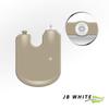 JB White 6 Pieces ProWax Wax Guards for Hearing aids Suitable for Oticon and Bernafon Speakers, 1x Dispenser Disk with 6 Tools and 6 Filters, Gray view 2