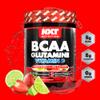 NXT Nutrition BCAA, Glutamine & Vitamin D | BCAAs Amino Acids with Vitamin D3 and L-Glutamine - for Recovery, Gut Health and Muscle Protein Synthesis | 360g - 30 Servings (Strawberry Lime) view 2