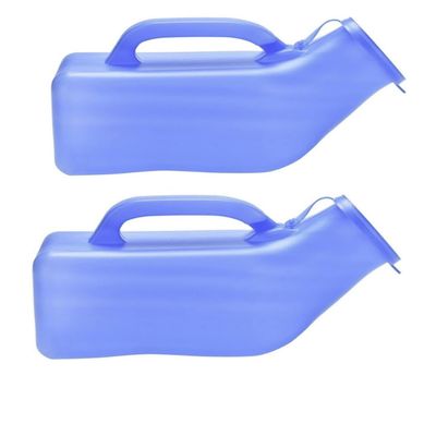 Wee Bottle for Men Women 2000ml/64fl oz Urinal Home and Travel Usage Leak Proof -Spill Proof -Heavy Duty Material 2 Pack NOONDL Health
