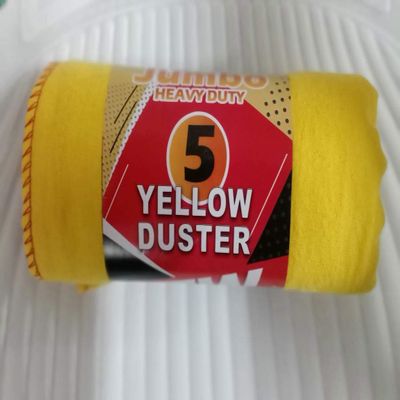 40pk Premium Jumbo Yellow Duster Heavy Duty Cloth Kitchen Cleaning cloth Yellow Towel Strong 100% Woven Cotton Lint Free Duster Cloth for Window Polishing, Dusting 50x45cm
