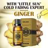 6 * 10ml Ginger Aroma Diffuser Massage Oil Bath Relief Oil Essential Support Water-Soluble Stress Massage Body Care Product view 2