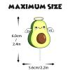 18pcs Green Glitter Avocado Dessert Cupcake Topper Holy Guacamole Theme Decor Supplies Baby Shower Girl Boy Happy Birthday Party Decorations view 4