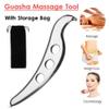 5 Pcs Iastm Gua Sha Set, Medical Grade Stainless Steel Iastm Instruments for Soft Tissue Mobilization and Reduce Muscle Pain, Professional Massage Tool view 2