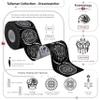 2 Pack Kinesiology Tape Pre Cut with Dispenser  Dreamcatcher Vertical Sports Muscle Tape - Synthetic Black 5m - 20 Strips - Physiotherapy Tape for Face, Back, Elbow, Knee & Ankle view 3