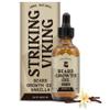 Striking Viking Beard Growth Oil with Biotin - 60 ml, Vanilla - Beard Serum for Smooth Grooming - Facial Hair Growth Oil with Argan & Jojoba - Hair Serum for Hydration & Smoothness view 1