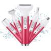 ACWOO Lady Shaver, 5 in 1 Portable Electric Shaver for Women, Rechargeable Wet & Dry Hair Removal for Face, Legs, Underarm, Nose, Eyebrow view 1