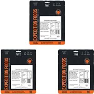 EXPEDITION FOODS expeditionfoods.com Vegetable Stir Fry (Double Serving / 1000KCAL / 3-Meal Pack) | Freeze-Dried Camping & Hiking Food