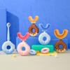 ikasus Children's U-Shaped Toothbrush, Manual Toothbrush for All Mouth, 360 Food Grade Cleaning Provides Complete Cleaning for Kids view 3