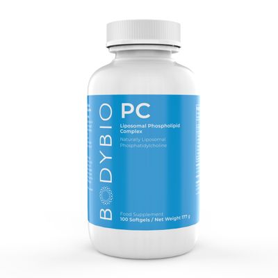 BodyBio PC - Phosphatidylcholine for Brain Health, Mental Clarity, Cognitive Function, Cellular Repair & Healthy Aging, Phospholipid Complex Supplement for Gentle Daily Detox