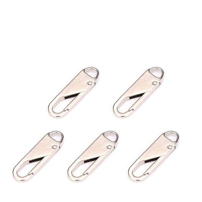 10PCS Replacement Zipper Slider Zipper Repair Kit Puller for Clothing Zip Fixer for Bag Backpack Zipper Pull Sewing Accessories-China,5PCS Silver