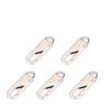 10PCS Replacement Zipper Slider Zipper Repair Kit Puller for Clothing Zip Fixer for Bag Backpack Zipper Pull Sewing Accessories-China,5PCS Silver view 1