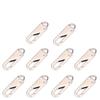 10PCS Replacement Zipper Slider Zipper Repair Kit Puller for Clothing Zip Fixer for Bag Backpack Zipper Pull Sewing Accessories-France,10PCS Silver