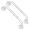 2 Pack 12 Inch Oil Rubbed White Shower Grab Bars w/Anti-Slip knurled Grip, iMomwee Stainless Steel Wall Mount Bathroom Safety Balance Handrail, Handicap Elderly Senior Assist Textured Grab Bar Handle view 1