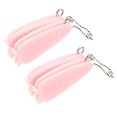 Lurrose 2pcs Nose Shaper Silicone Nose up Clip for Straightening Slimming for Facial Beauty Tools