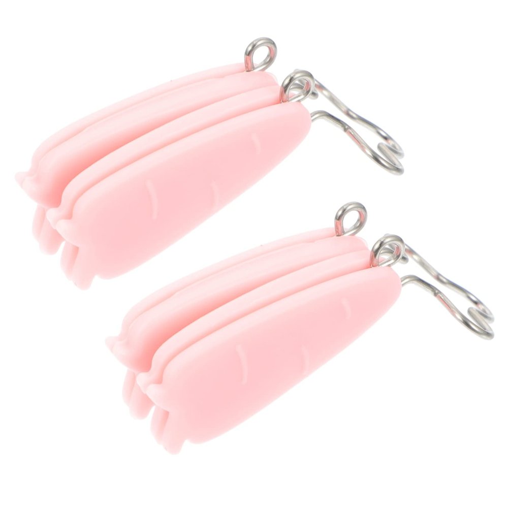 Lurrose 2pcs Nose Shaper Silicone Nose up Clip for Straightening Slimming for Facial Beauty Tools