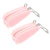 Lurrose 2pcs Nose Shaper Silicone Nose up Clip for Straightening Slimming for Facial Beauty Tools view 1