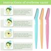 21PCS Face Razor Dermaplaning Blades for Face Eyebrow Razor Facial Hair Remover Face Razors, Exfoliating Dermaplaning Tool Blades Shaver Trimmer Shaper for Women and Men (21) view 4