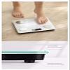 ZGJYSP Weighing Scale Weight Scale Smart Electronic LED Digital Weight Scale Weight Scale Bluetooth APP Android IOS Electronic Scale(Color:White)(White) view 2