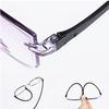 2pcs Sapphire High Hardness Anti-Blue Progressive Far And Near Dual-Use Reading Glasses For Men Women, Anti Blue Ray Reading Glasses (+2.00/50-55 Year Of Age) view 4