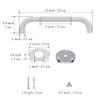 12 Inch Anti Slip Shower Grab Bar Oil Rubbed White, Munzong Bathroom Grab Bar, Knurled Bathroom Balance Bar,Safety Hand Rail Support Handicap Elderly Injury Senior Assist Bath Handle view 2