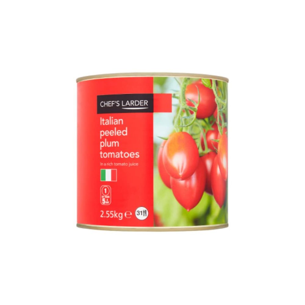 Chef's Larder Italian Peeled Plum Tomatoes 2.55kg x 6