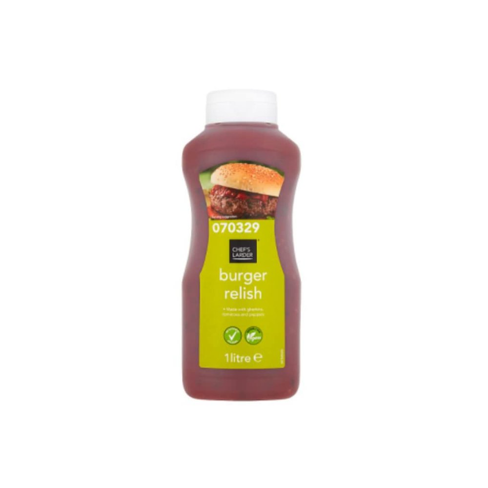 Chef's Larder Burger Relish 1 Litre x 6