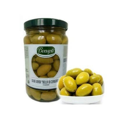 Bonapti Green Cerignola Olives 1600g(with Stone)