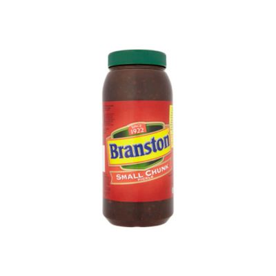 Branston Small Chunk Pickle 2.55kg x 2 Pack  Smooth Pickle with Small Chunks, Catering Size