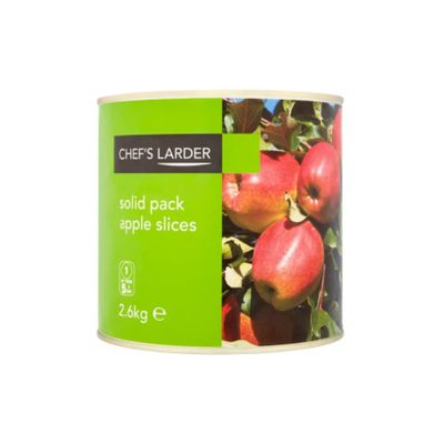 Chef's Larder Solid Pack Apple Slices 2.6kg x 6 cases