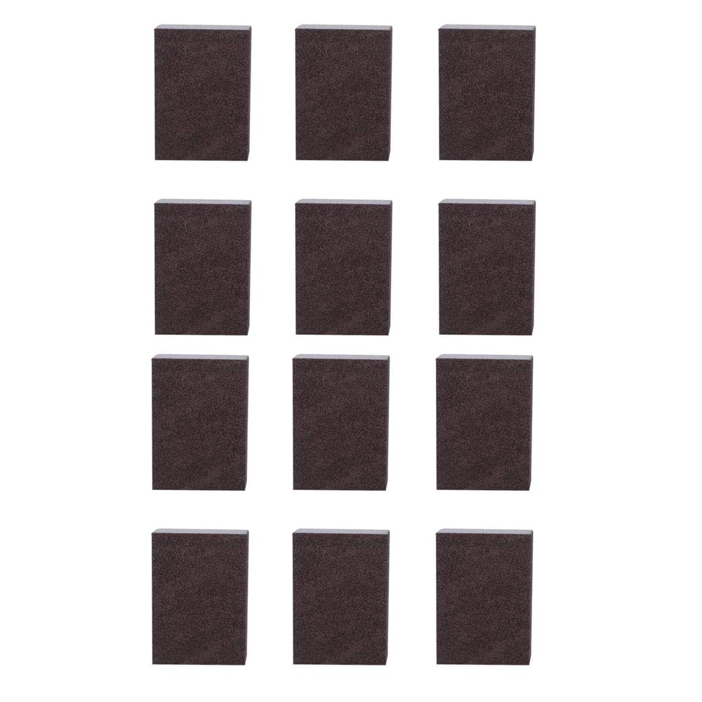12pcs Kitchen Cleaning Sponges, Carborundum Sponge, Emery Sponge Eraser Pot Bottom Washing Household Kitchen Tool Portable Cleaning Tools