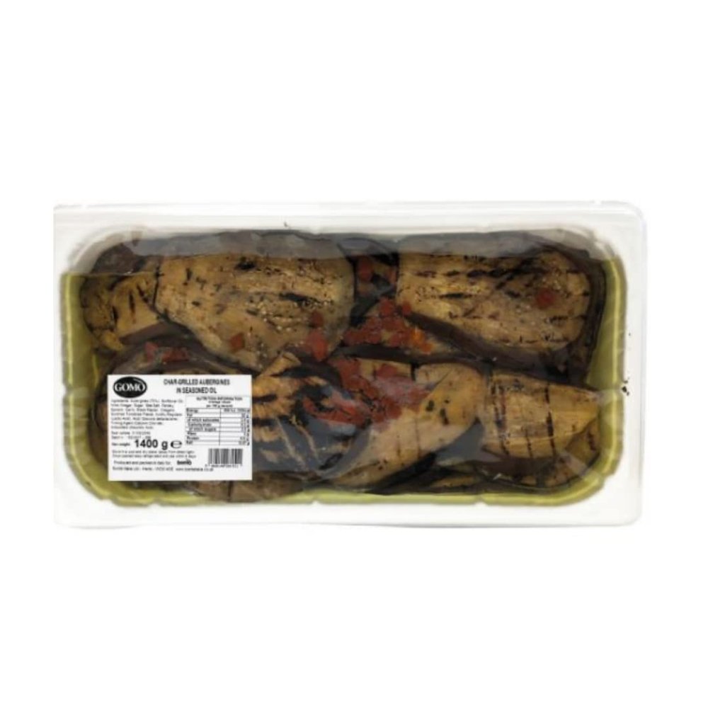 Gomo Aubergines C-Grill in Oil 1.4Kg