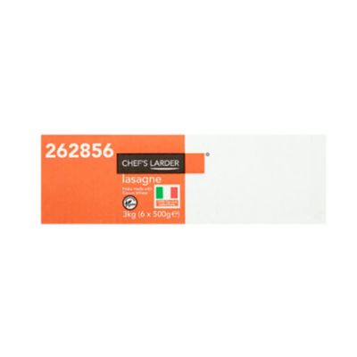 Chef's Larder Lasagne 3kg (6 x 500g) x 4