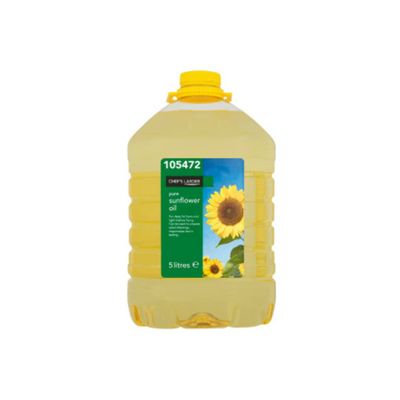Chef's Larder Pure Sunflower Oil 5 Litres x 3