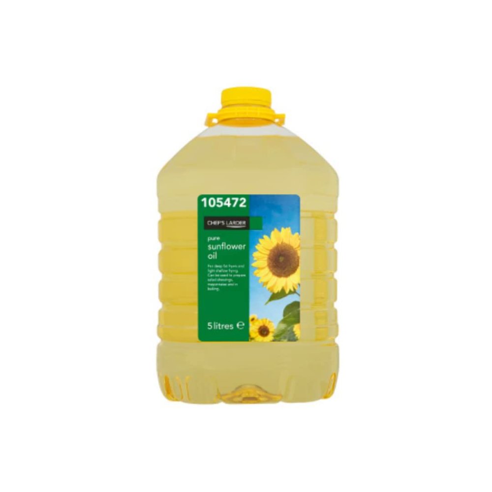 Chef's Larder Pure Sunflower Oil 5 Litres x 3